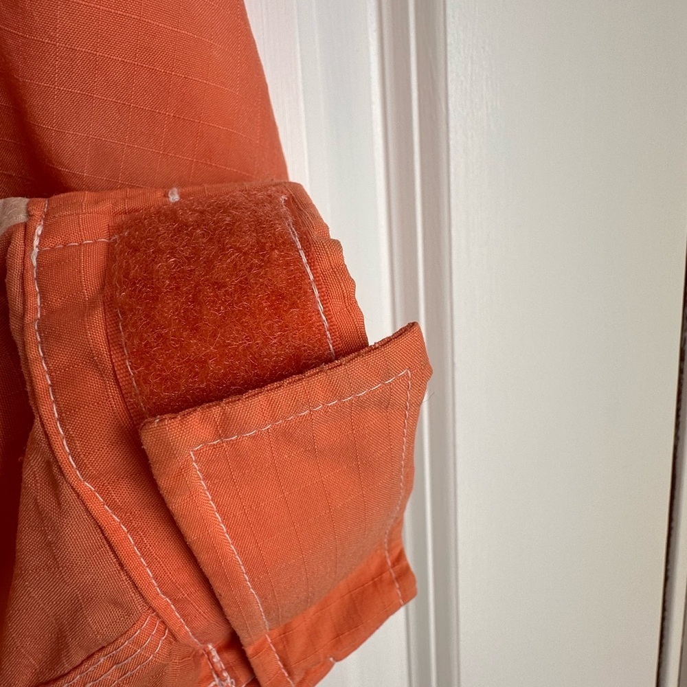 TOMMY HILFIGER Men Vintage Rare 90s Orange Hooded Sail Newport Windbreaker Sz L - Picture 7 of 13